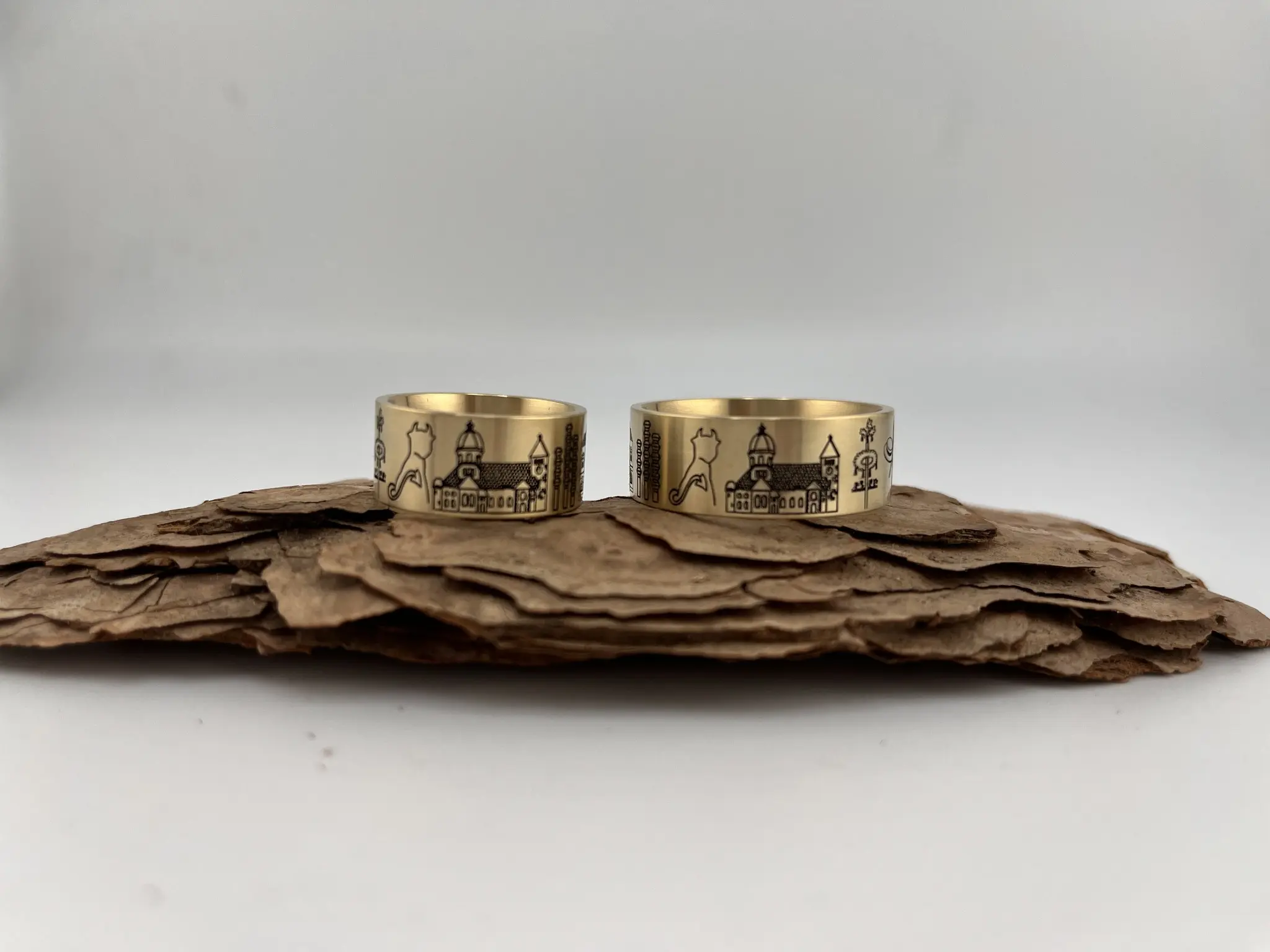 Goldschmiede Kälber Würselener Stadt Ringe groß und klein