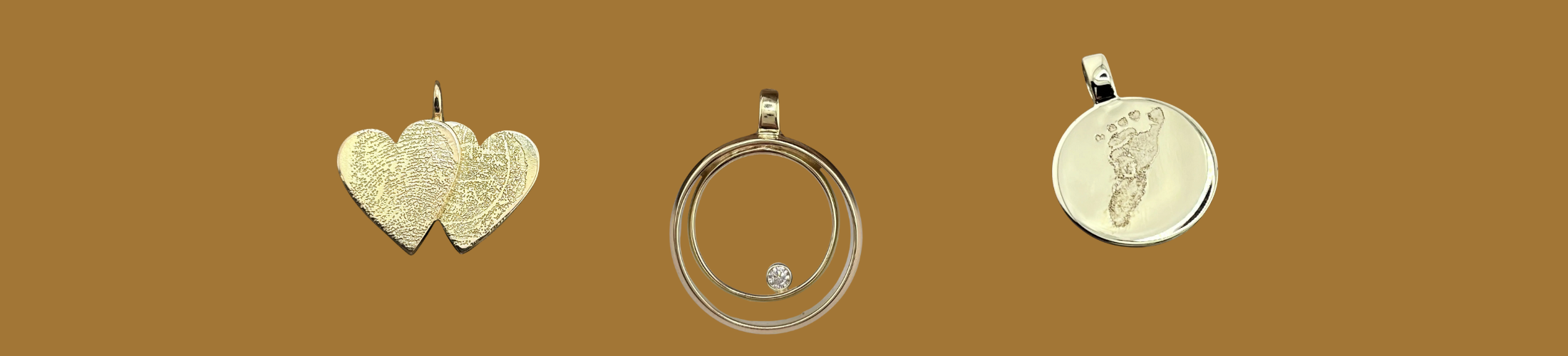 Goldschmiede Kälber Würselen Banner - Erinnerungsschmuck