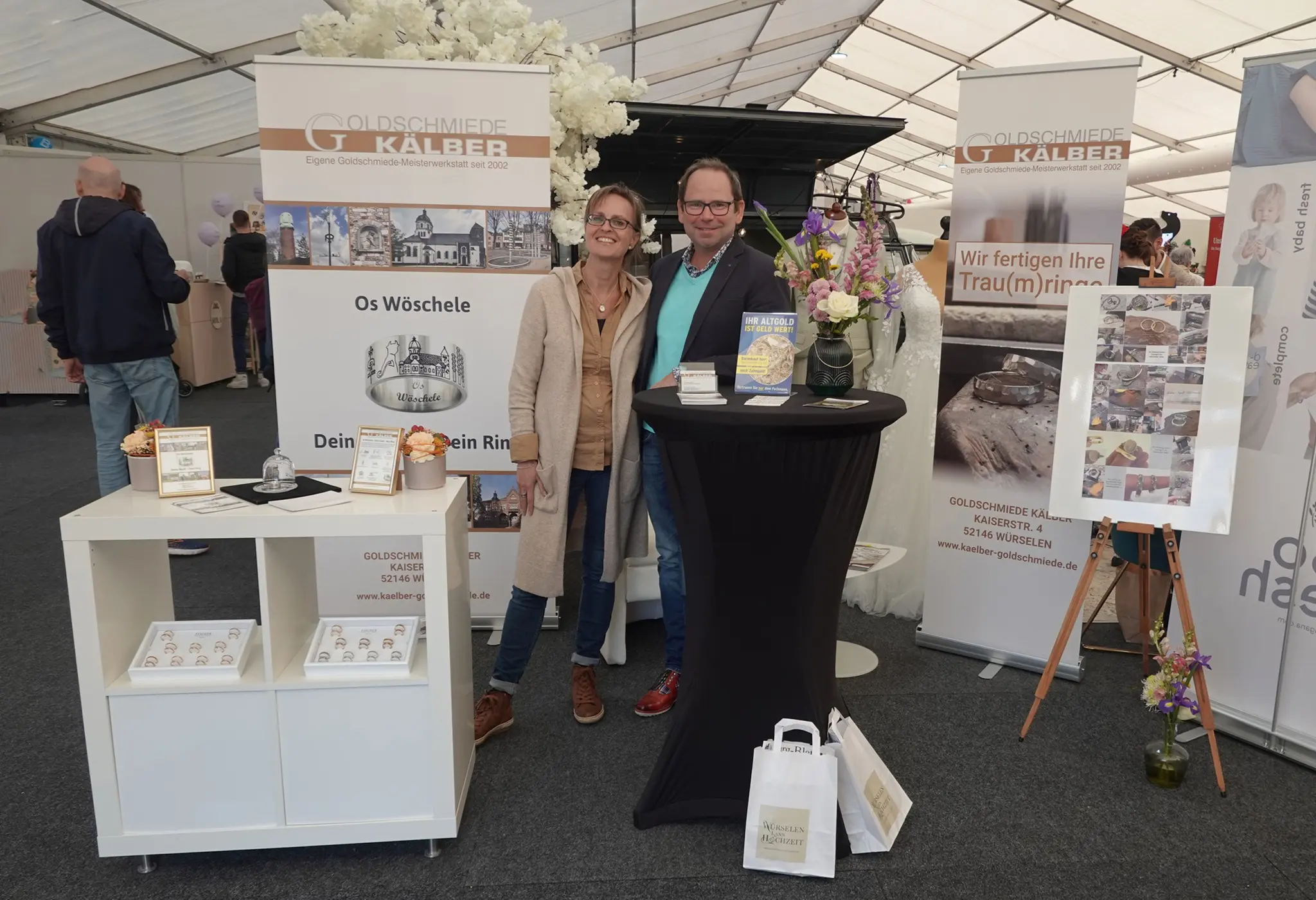 Goldschmiede Kälber Würselen auf der Euregio Wirtschaftshow Aachen
